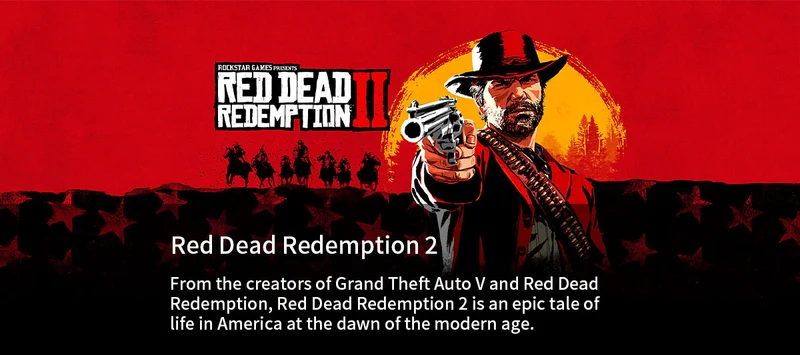 PS4 game Red Dead Redemption 2 for PlayStation 4