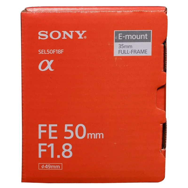 Sony FE 50mm F1.8 Standard LENSES SEL50F18F Full-frame E-mount Fast Prime Lens