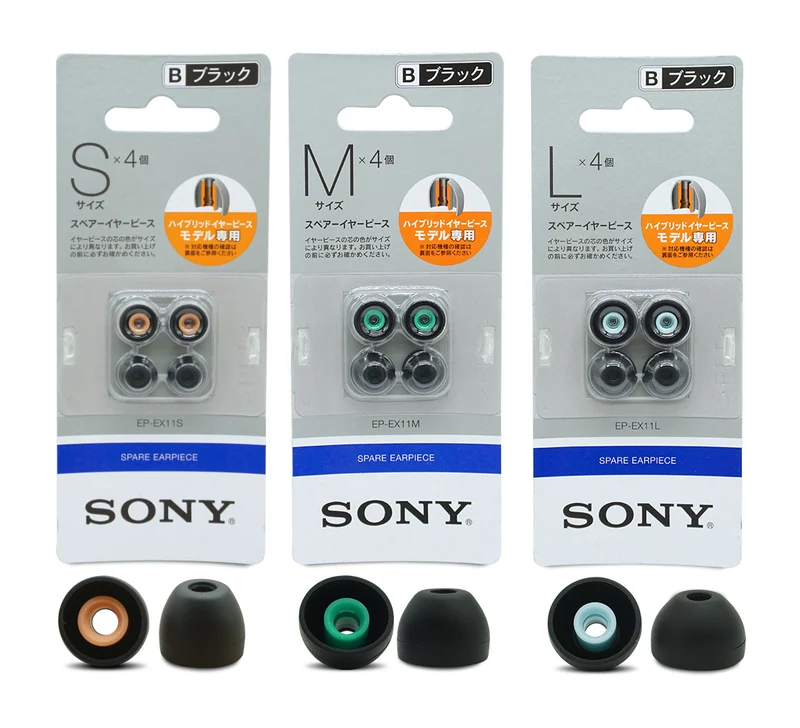 SONY EP-EX11 Hybrid Replacement Earbuds EarTips