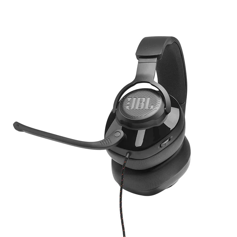 JBL Quantum 200 Wired Over-Ear Gaming Headphones Q200 with flip-up Microphone
