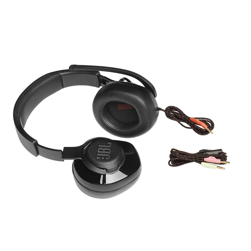 JBL Quantum 200 Wired Over-Ear Gaming Headphones Q200 with flip-up Microphone