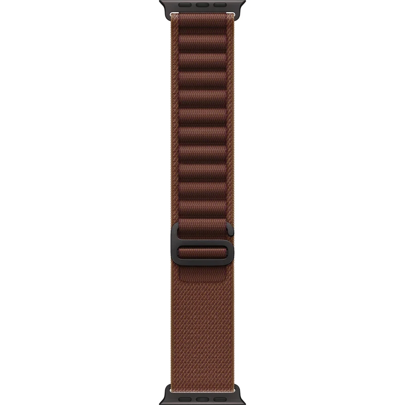 Apple Watch 49mm [Burgundy] Alpine Loop [Small] [Black Titanium Finish]