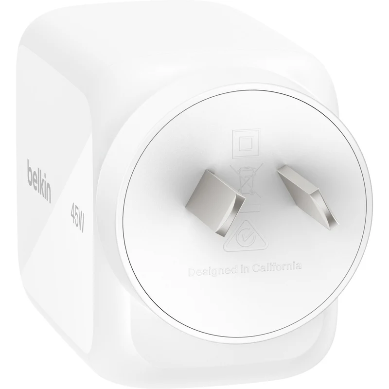 Belkin UltraCharge Retractable GaN Wall Charger 45W