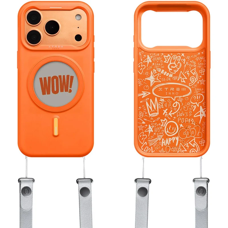 XTREM iPhone 17 Pro MagSafe Customisable Case (Orange)