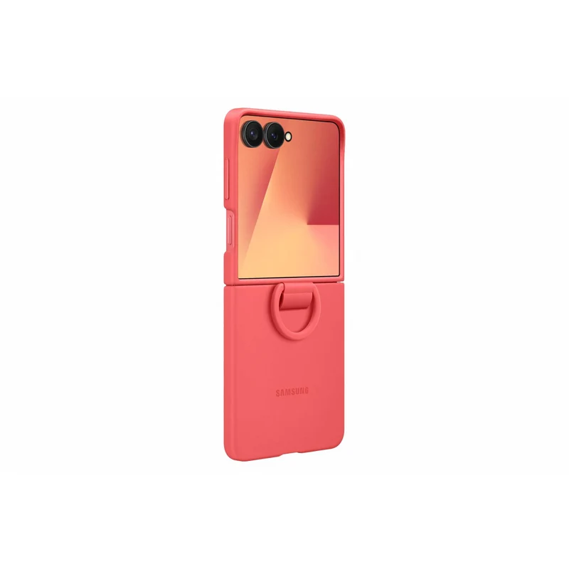 Samsung Silicone Ring Case for Galaxy Z Flip7 (Red)