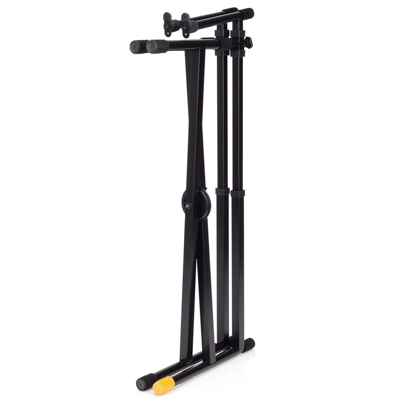 Hercules Double Tier Double Braced Keyboard Stand with Vertical Support