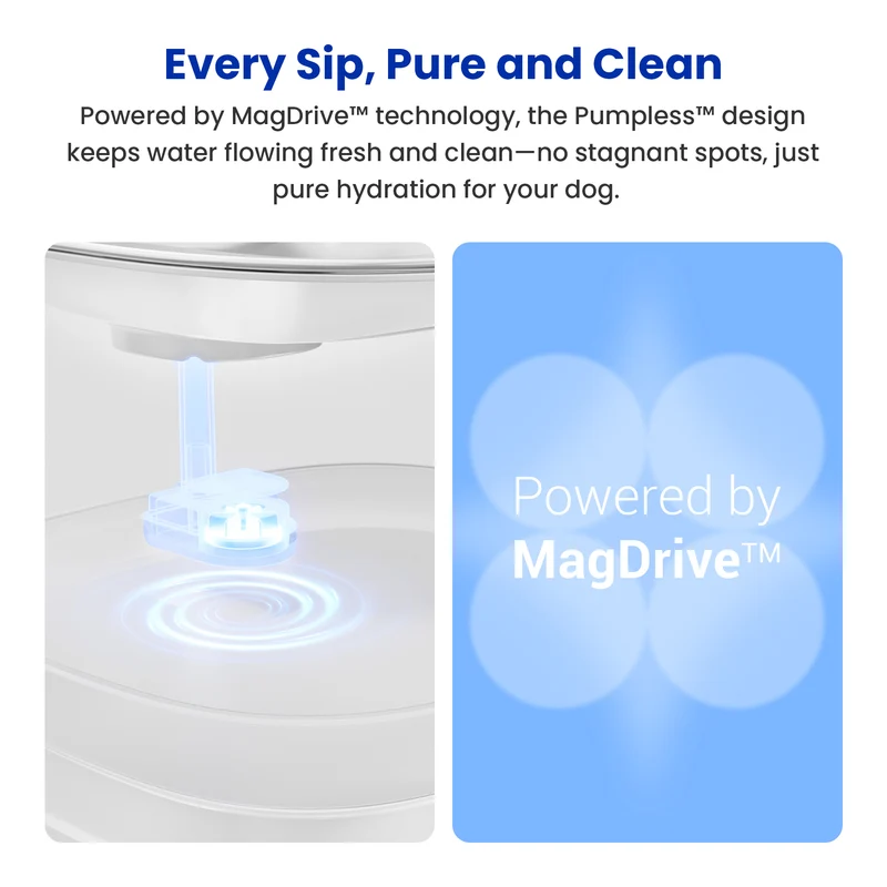 Cheerble D1 Pro 4L Wireless Smart Pet Water Fountain