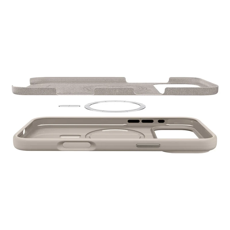 Spigen Apple iPhone 17 Pro Max Silicone Fit (MagFit) Case (Stone)