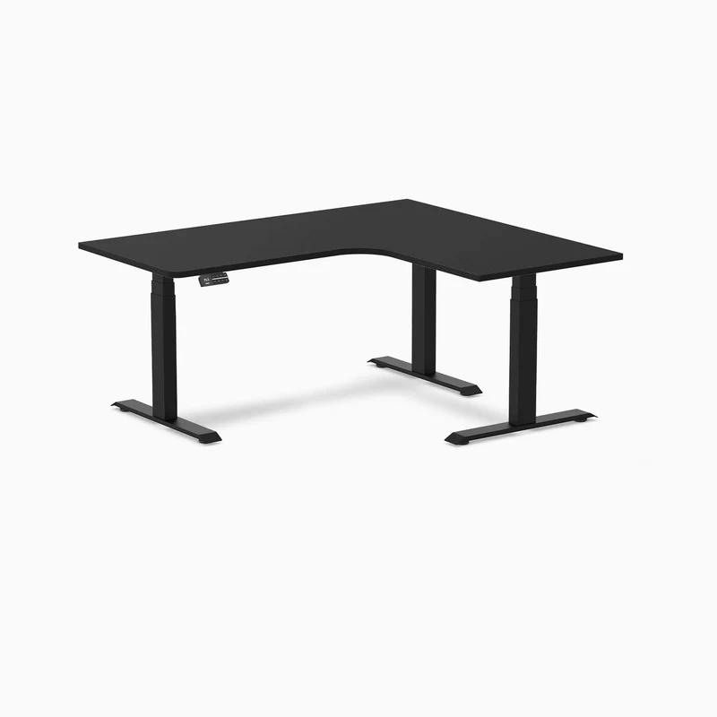 Desky Sigma L-Shape Gaming Desk Left Return 200 cm Wheat Frame