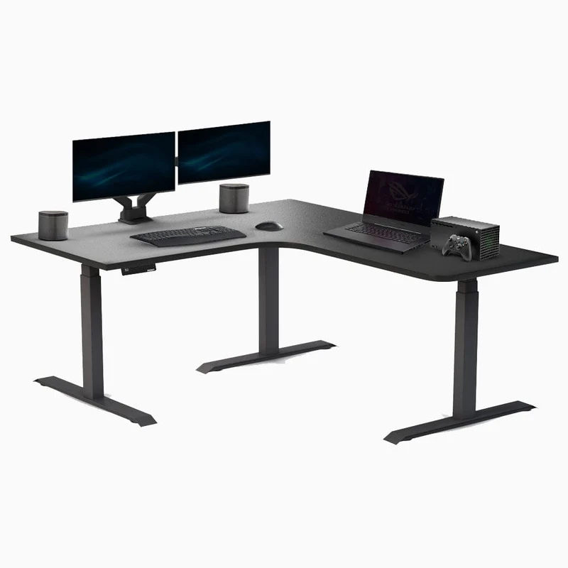 Desky Sigma L-Shape Gaming Desk Right Return 200 cm Wheat Frame