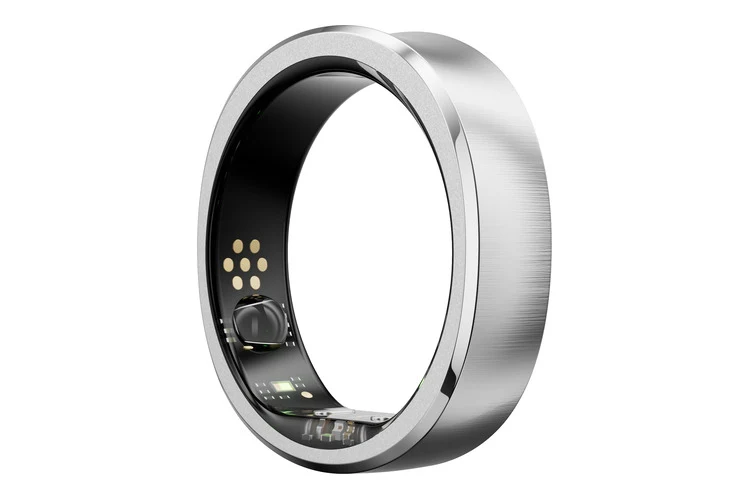 RingConn Gen 3 Smart Ring - Size 8 (Brushed Silver)