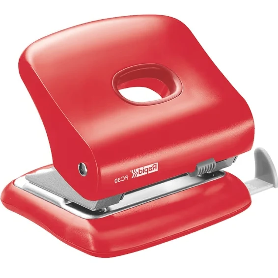 Rapid FC30 2 Hole Punch Red