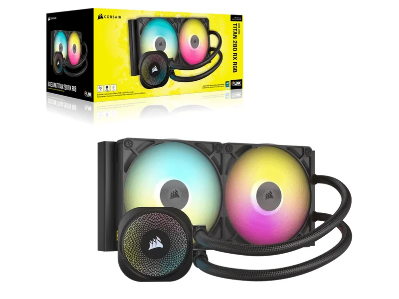 Corsair iCUE LINK TITAN 280 RX RGB 280mm AIO Liquid CPU Cooler