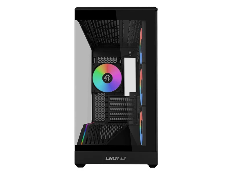 Lian Li Vector V100R Mini 4 x ARGB Fans Micro-ATX Case - Black