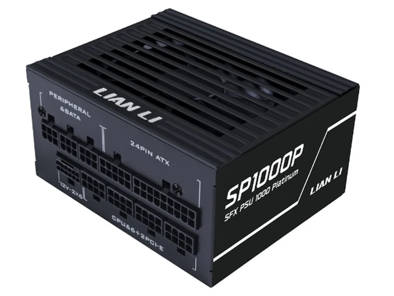 Lian Li SP1000P 1000W 80+ Platinum Fully Modular SFX Power Supply - Black