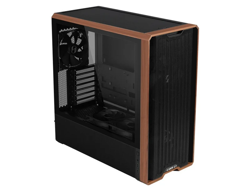 Lian Li Lancool 217 Wood Frame Mid-Tower Case - Black