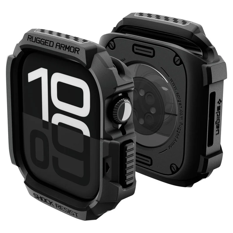 Spigen Apple Watch 10/11 46mm Rugged Armor 2 Case (Black)