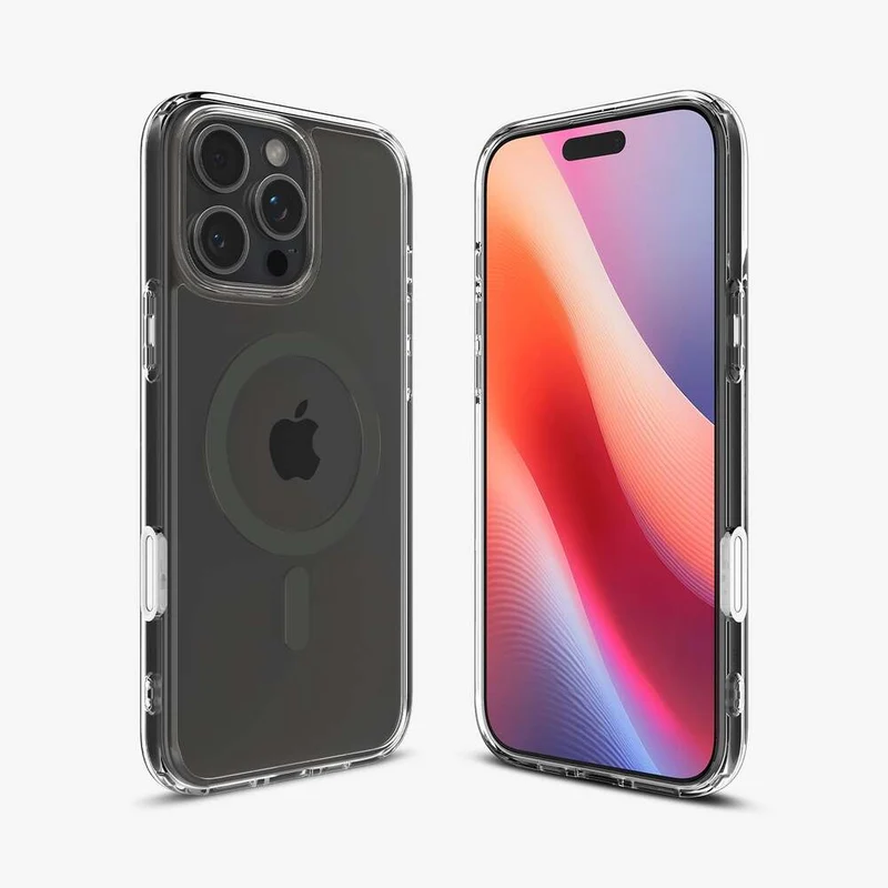 Spigen Apple iPhone 16 Pro Max Ultra Hybrid T MagFit Case (Clear Case / Graphite Ring)