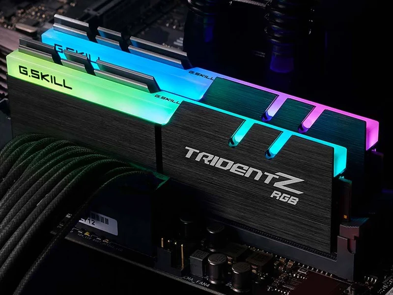 G.Skill Trident Z RGB 32GB (2 x 16GB) DDR4 3600MHz CL18 RAM - Black
