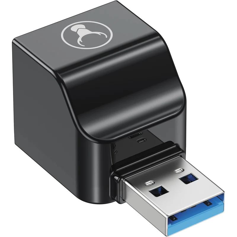 Bonelk USB-A to USB-C Dual Adapter (Black)