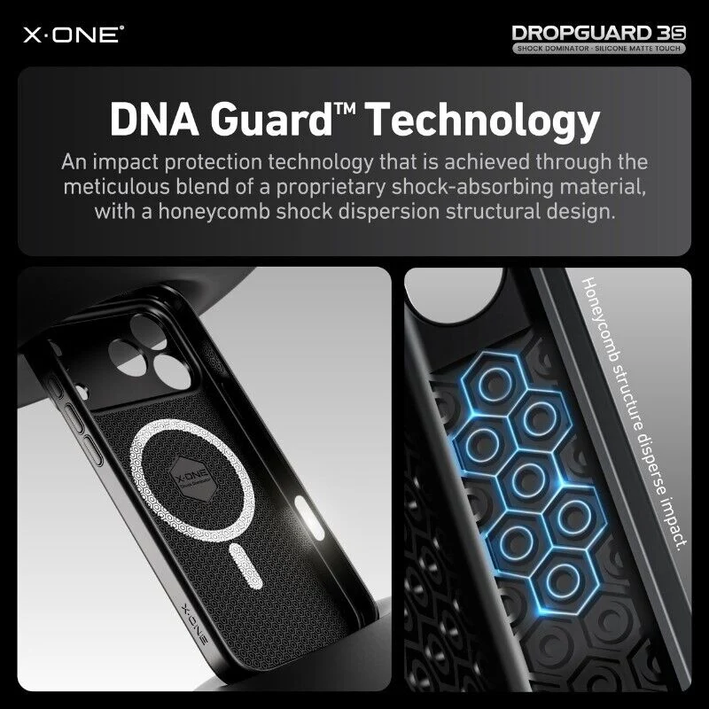 X.One [Mgsafe] Dropguard 3S / 3.0 Matte Silicone Case iPhone 17 Pro Max - Purple
