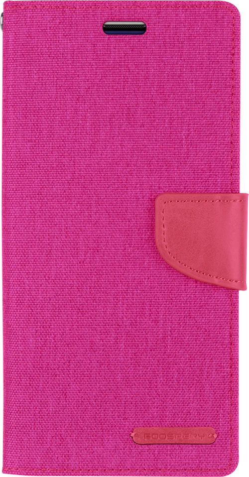 Goospery Canvas Diary For iPhone XS Max - pink