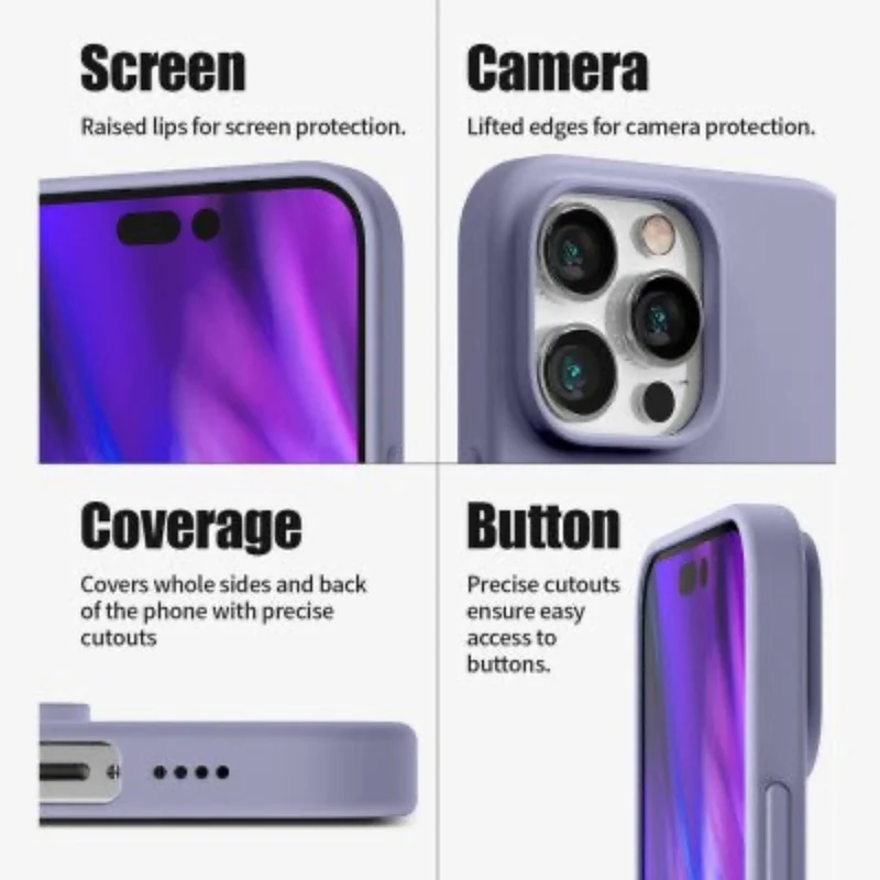 Goospery Silicon for iPhone 16 Pro Max - Navy
