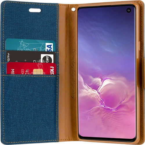 Goospery Canvas Diary For iPhone X / XS - Grey