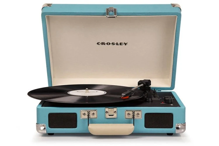Crosley Cruiser Portable Bluetooth Turntable – Record Player (Turquoise)