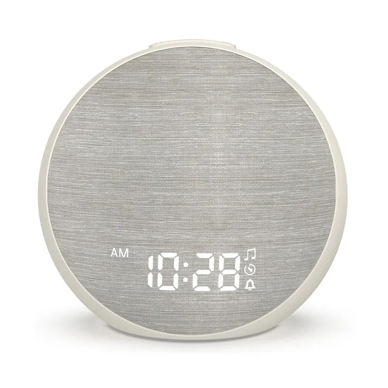 Lenoxx Sunrise Alarm Clock with 30 Soothing Sounds and RGB Light