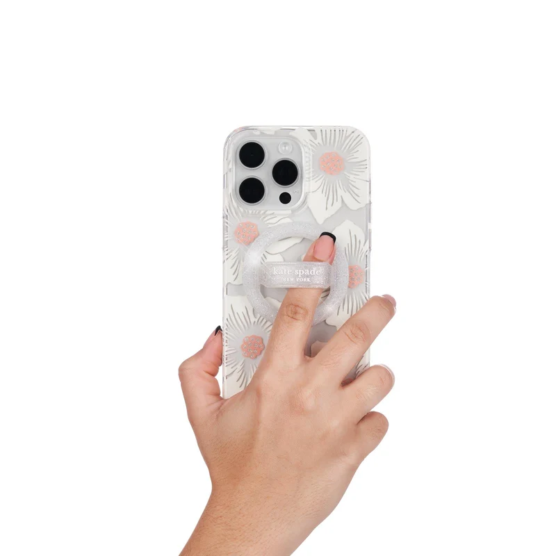 Kate Spade Magnetic Loop Grip (The Sparkle Silver)