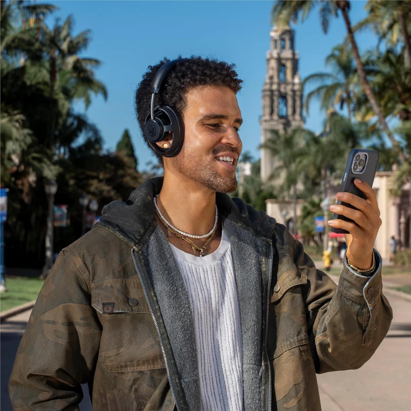 JLab JBuds Open Wireless Open Ear Headphones (Black)