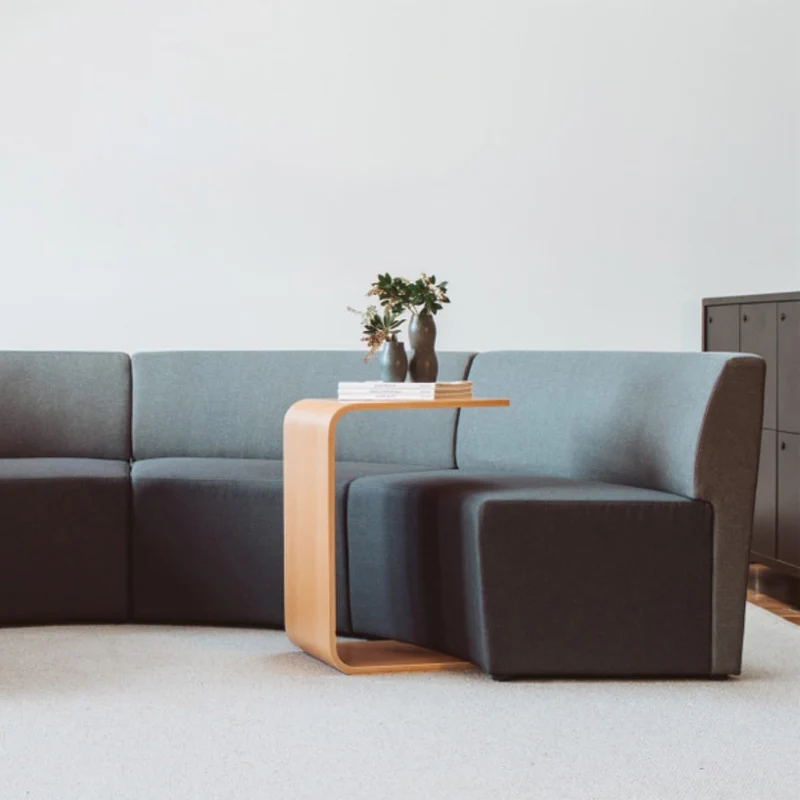 Buro Konfurb Link Side Coffee Table (Burnished Wood)