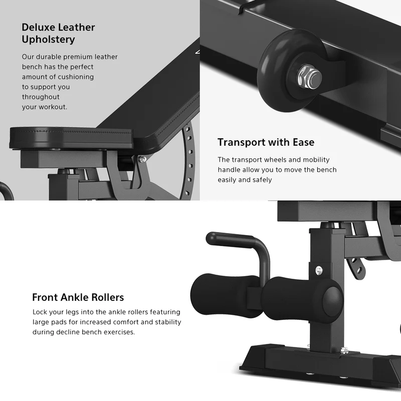 LSG Fitness GBN-006 14 Level FID Bench (Flat, Incline, Decline)