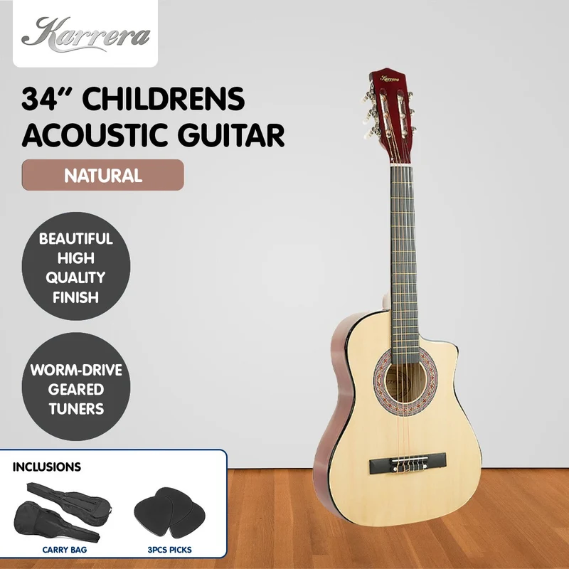 Karrera Childrens Acoustic Guitar Kids (Natural)