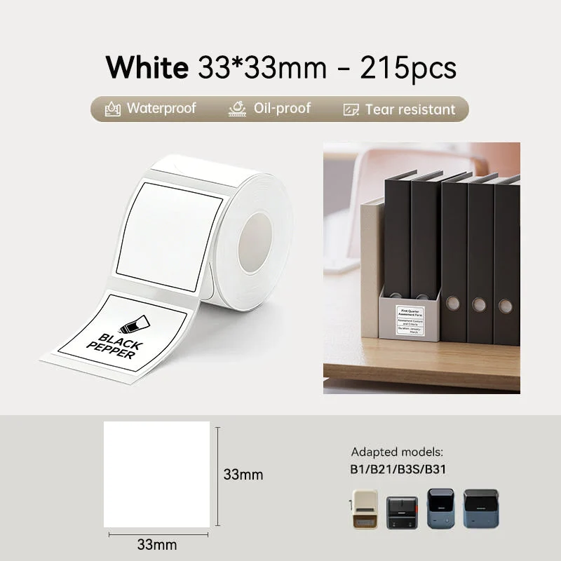 NiiMbot white label paper 40*80mm for B21/B3S/B1 [95-Pieces]