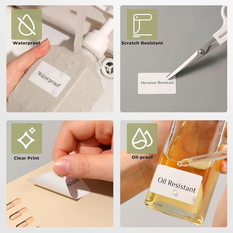 NIIMBOT Thermal Label Paper Waterproof Label Sticker for D11/D101/D110