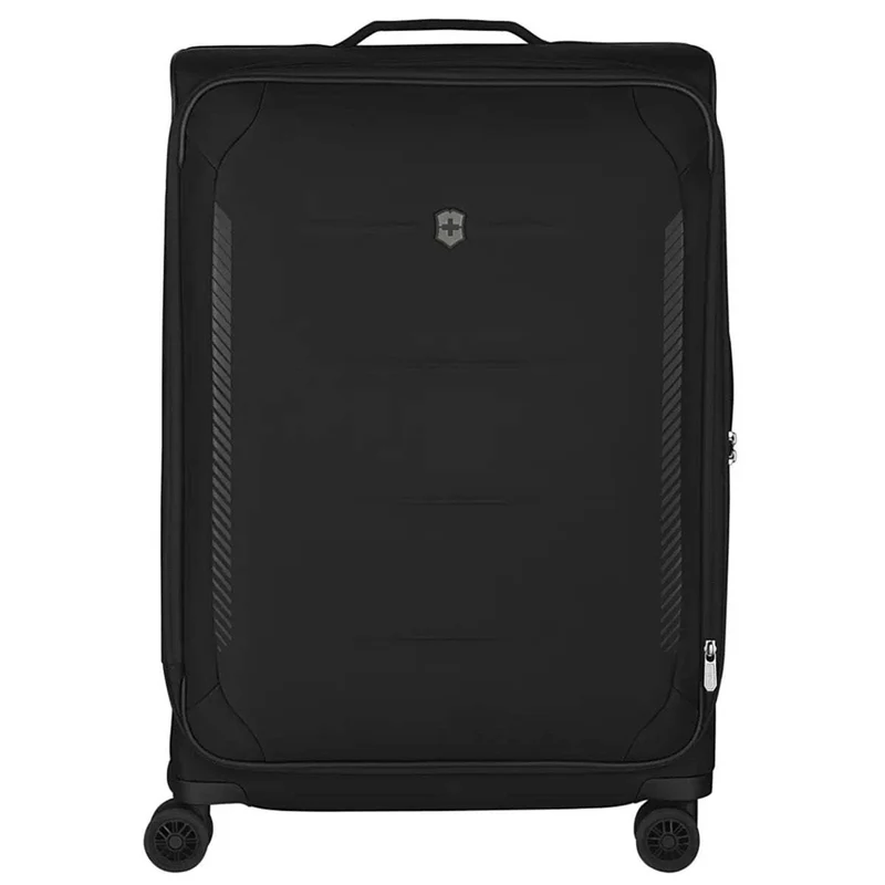 Victorinox Crosslight 76 cm Large Expandable Softside Suitcase - Black
