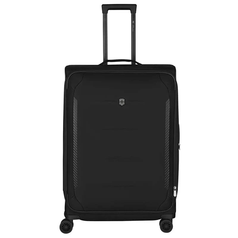 Victorinox Crosslight 76 cm Large Expandable Softside Suitcase - Black