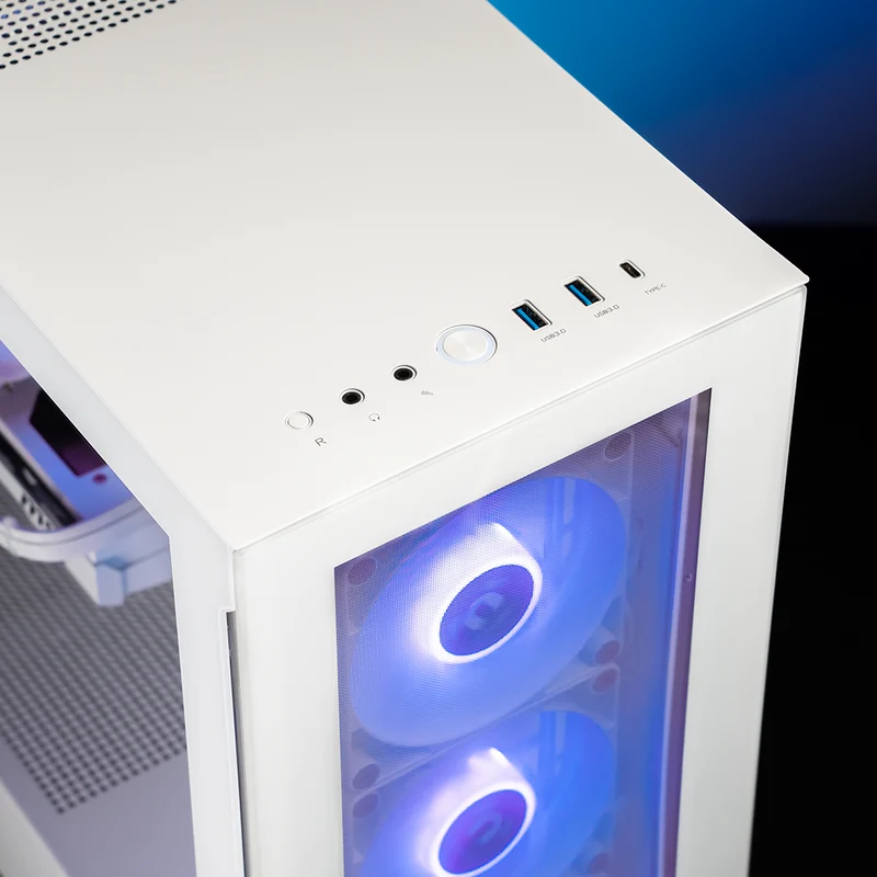 Thermaltake Infinity Pro V7 Snow Gaming Desktop PC (AMD 7500F / RTX 5070 / 32GB RAM)