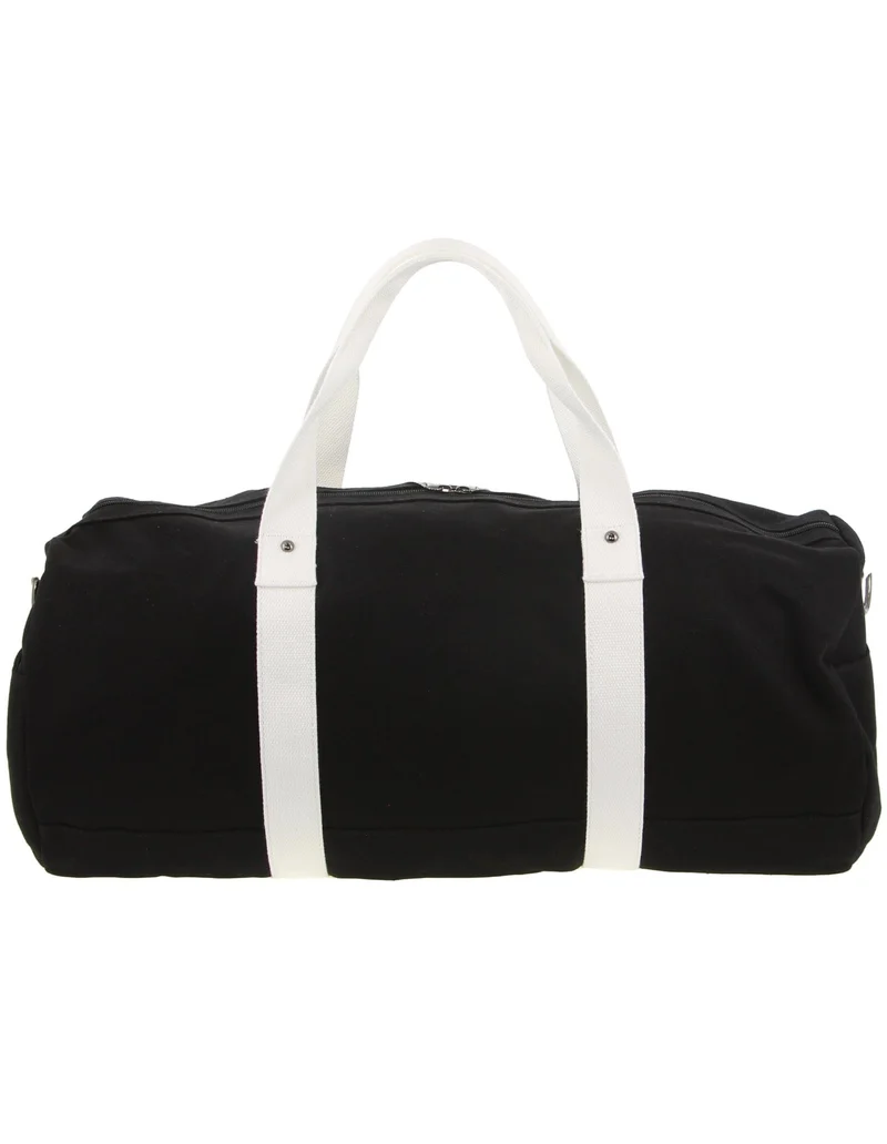 GAP Unisex Travel Canvas Overnighter/Duffle Barrell Bag 57x29cm Black
