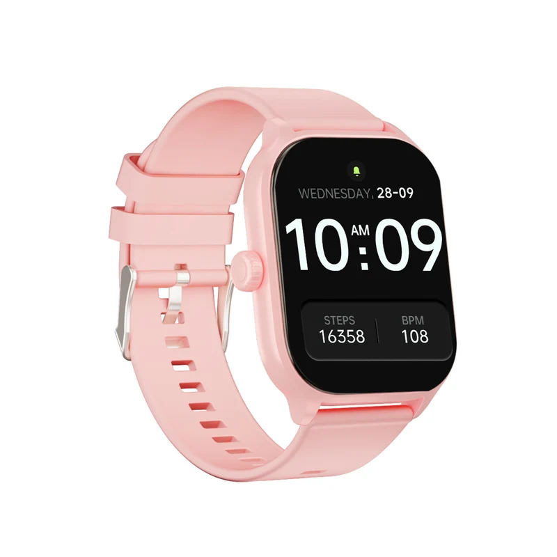 V-Fitness 2"Touch Screen Smart Watch with Health Tracking (Pink)