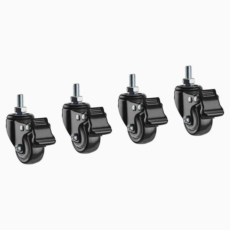 Desky Lockable Desk Casters - Fits Dual Mini & Single Models (M10)