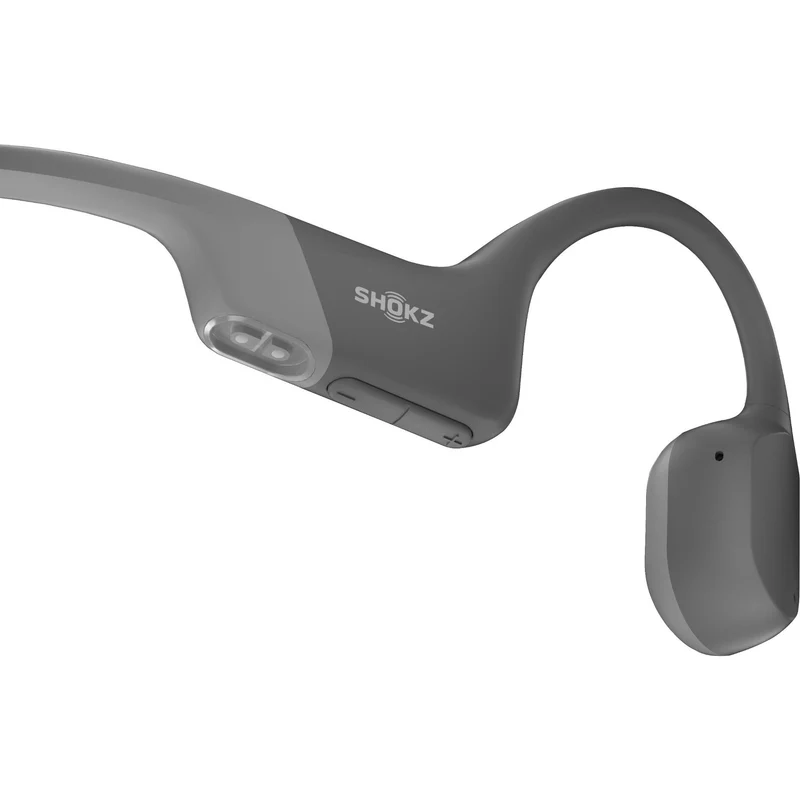 Shokz OpenRun Wireless Open-Ear Headphones (Grey)