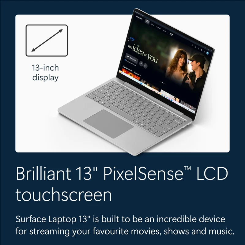Microsoft Surface Laptop 13-inch Snapdragon X Plus 256GB/8GB Platinum (8th Edition)