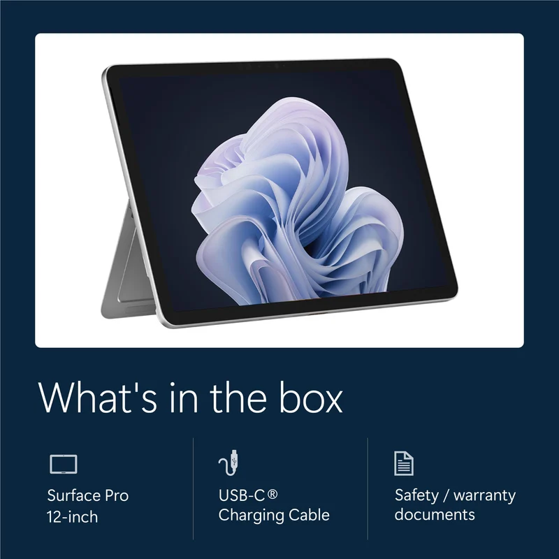 Microsoft Surface Pro AI PC 12" Snapdragon X Plus 8 core/8GB/256GB (Platinum)