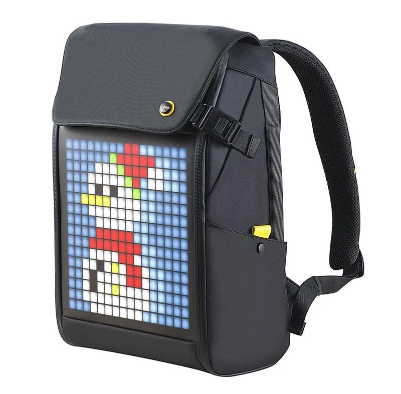 Divoom Pixoo Backpack-M Innovative Smart LED Backpack (Black)
