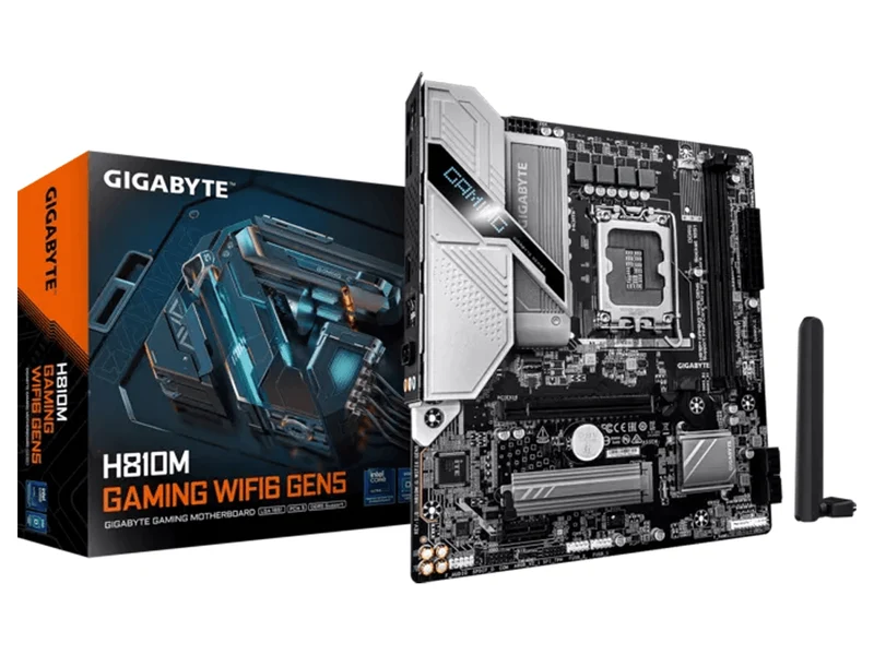 Gigabyte H810M GAMING WIFI6 GEN5 LGA 1851 mATX Motherboard (GA-H810M-G-WIFI6-GEN5)
