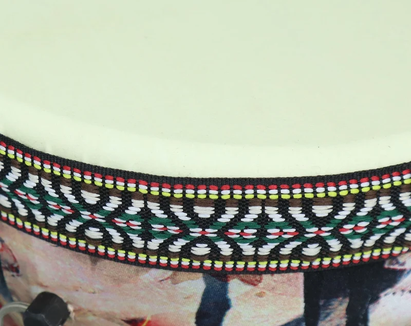 Freedom 8" African Djembe Red & Yellow