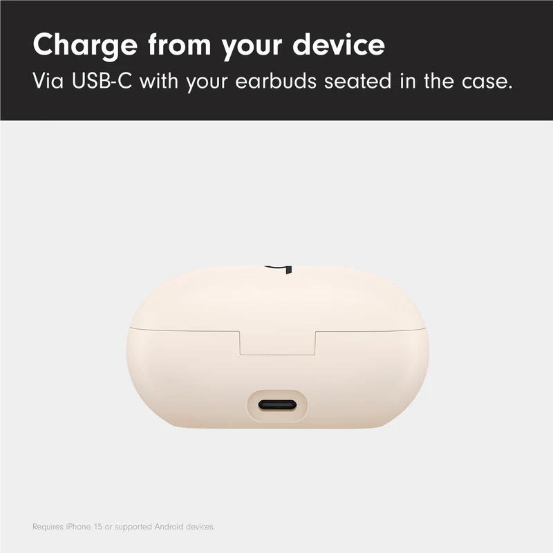 Beats Solo Buds True Wireless Earbuds (Matte Ivory)